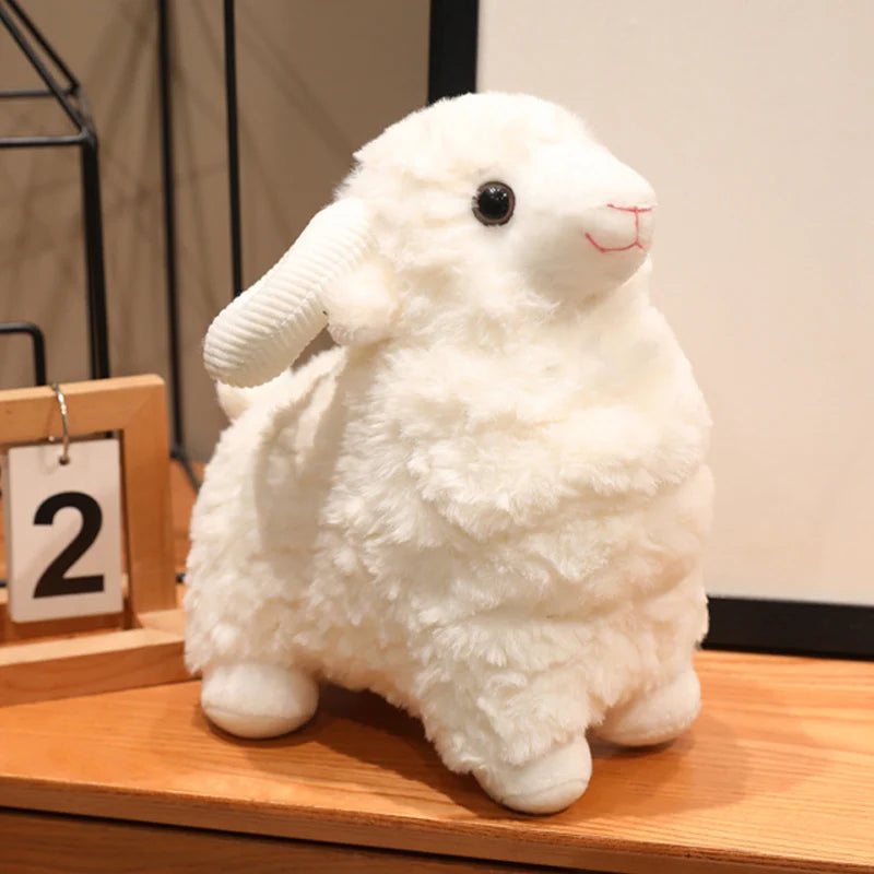 Cartoon Goat Plush Toys Sheep Animals Soft Stuffed Dolls Girls Boys Sleeping Companion Lamb Plushie Toys Christmas Gift