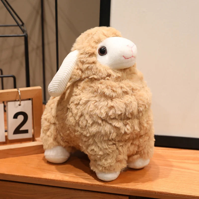 Cartoon Goat Plush Toys Sheep Animals Soft Stuffed Dolls Girls Boys Sleeping Companion Lamb Plushie Toys Christmas Gift