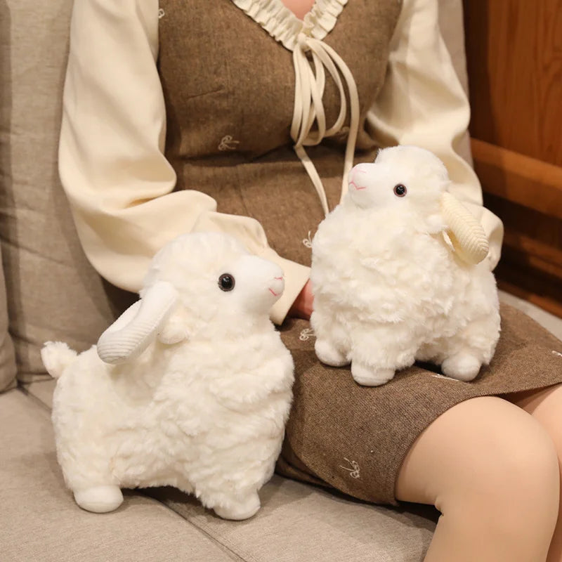 Cartoon Goat Plush Toys Sheep Animals Soft Stuffed Dolls Girls Boys Sleeping Companion Lamb Plushie Toys Christmas Gift